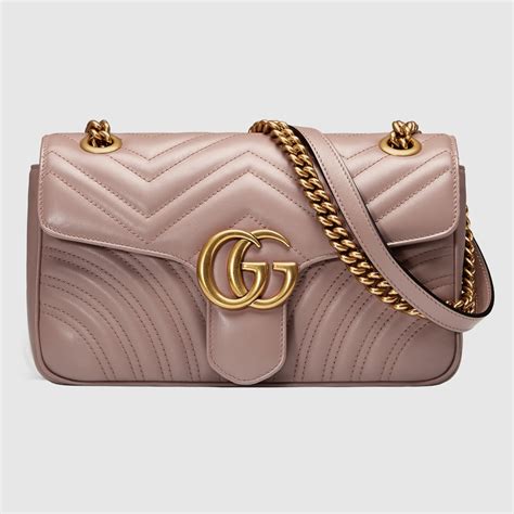 pink gucci matelasse|Dusty Pink Leather GG Marmont Matelassé Shoulder .